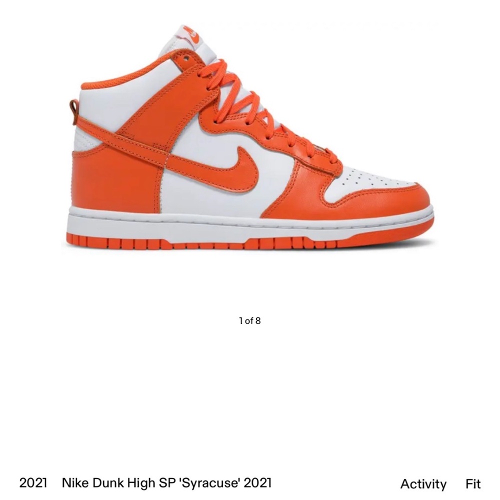 2021 Nike Dunk High SP ‘Syracuse’ Sneakers